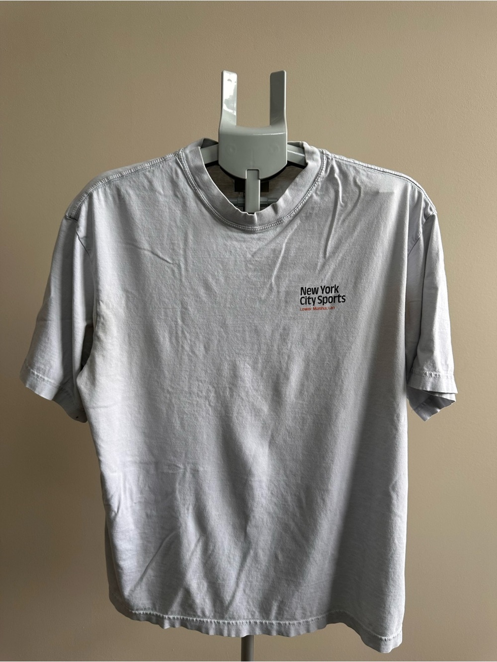 H&M Light Gray New York City Sports Short Sleeve Tee